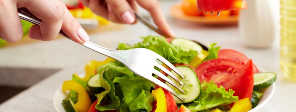 Hábitos saludables : Sigue una dieta sana